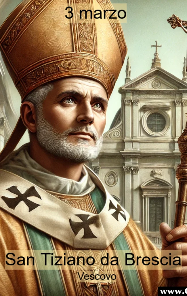San Tiziano da Brescia, vescovo, si festeggia il 3 marzo