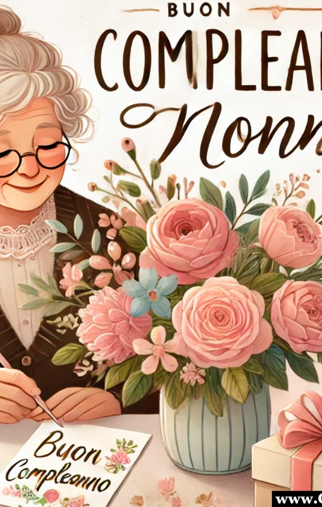 Buon compleanno nonna cara tantissimi auguri