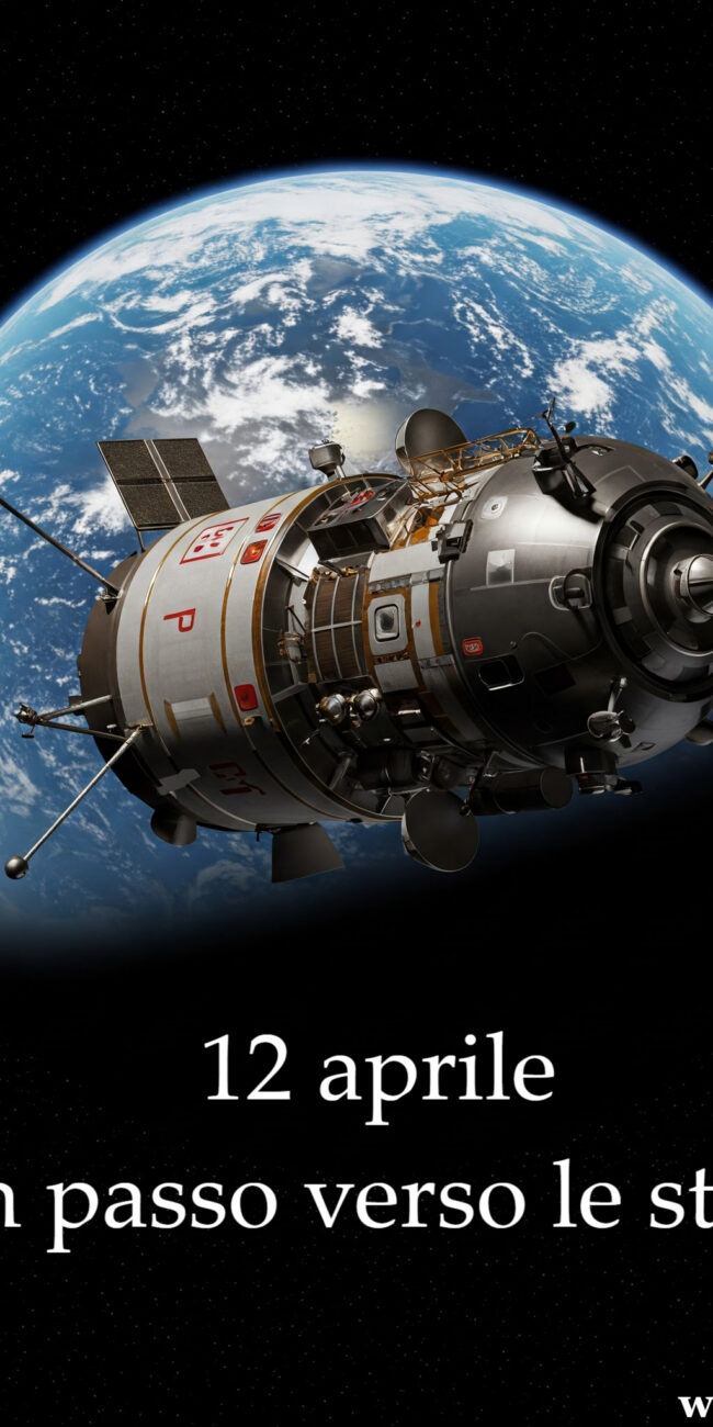 12 aprile l primo volo umano nello spazio, compiuto da Jurij Gagarin nel 1961